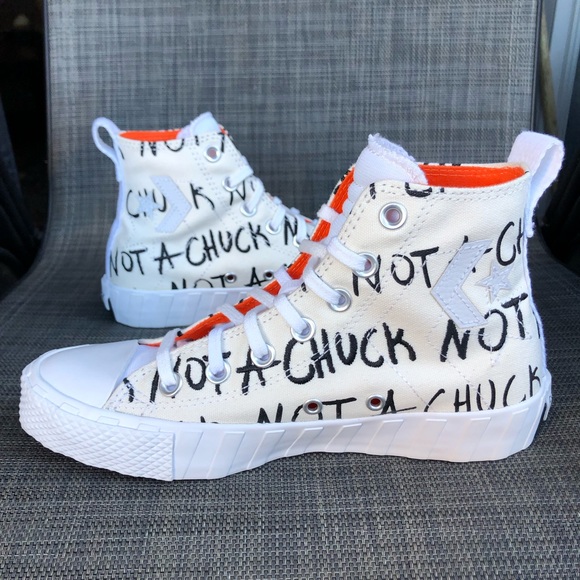 Converse High Top UNT1T!3D 'Not a
Chuck' Canvas sneakers Shoes Juniors size 4.5 - Picture 6 of 11